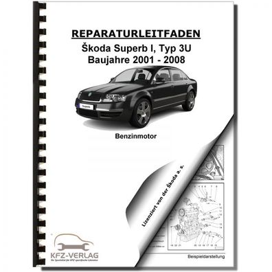 SKODA Superb I 3U (01-08) 6-Zyl. 2,8l Benzinmotor 190-193 PS Reparaturanleitung