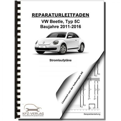 VW Beetle Typ 5C (11-16) Schaltplan Stromlaufplan Verkabelung Elektrik Pläne