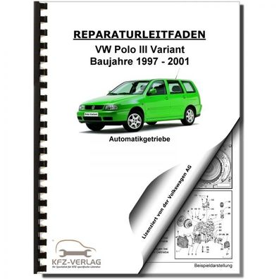 VW Polo 3 Variant 1997-2001 4 Gang Automatikgetriebe 01M Reparaturanleitung