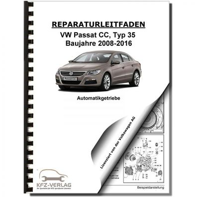 VW Passat CC Typ 35 2008-2016 6 Gang Automatikgetriebe 09M Reparaturanleitung