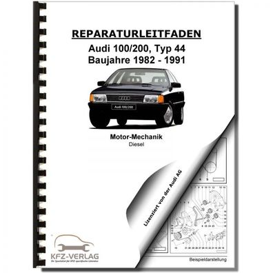 Audi 100/200 (82-91) 5-Zyl. Dieselmotor 70-102 PS Mechanik Reparaturanleitung