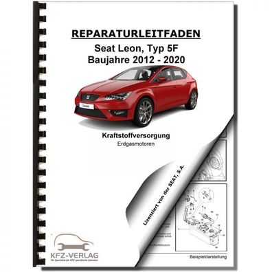 SEAT Leon Typ 5F 2012-2020 Erdgasmotoren Kraftstoffversorgung Reparaturanleitung