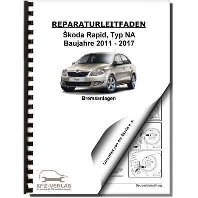 SKODA Rapid Typ NA 2011-2017 Bremsanlagen Bremsen System Reparaturanleitung