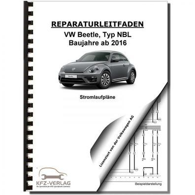 VW Beetle Typ NBL 2016-2019 Schaltplan Stromlaufplan Verkabelung Elektrik Pläne