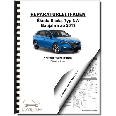 Skoda Scala Typ NW ab 2019 Kraftstoffversorgung Dieselmotoren Reparaturanleitung