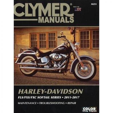 Harley-Davidson FLS FXS FXC Softail Series (2011-2017) Reparaturanleitung Clymer