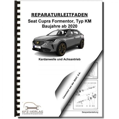 SEAT Cupra Formentor ab 2020 Kardanwelle Achsantrieb hinten Reparaturanleitung