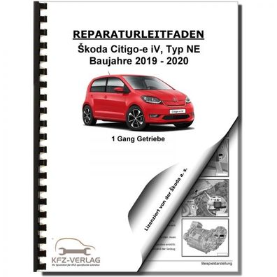 SKODA Citigo-e iV 2019-2020 1 Gang Automatikgetriebe 0CZ Reparaturanleitung