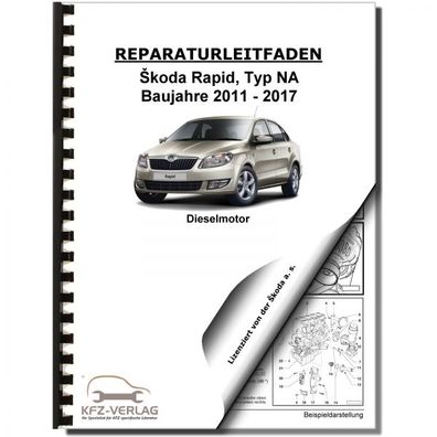 SKODA Rapid NA 2011-2017 1,5l 2,0l Dieselmotor TDI 75-110 PS Reparaturanleitung