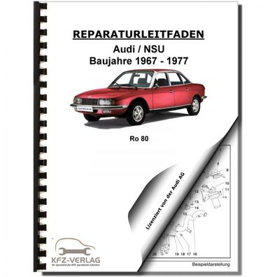 Audi NSU Ro 80 Baujahr 09.1967-07.1977 Reparaturanleitung Werkstatthandbuch