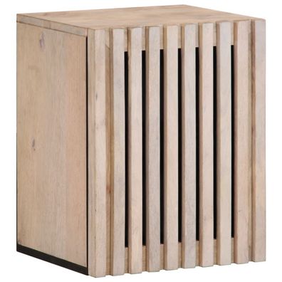 vidaXL Bad-Wandschrank 38x34x48 cm Massivholz Mango