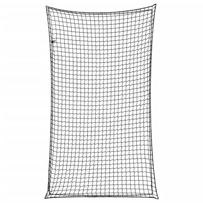 vidaXL Anhängernetz mit Gummiseil Schwarz 6x3,5 m PP