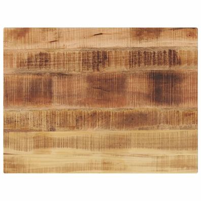 vidaXL Tischplatte 70x50x2,5 cm Rechteckig Raues Massivholz Mango