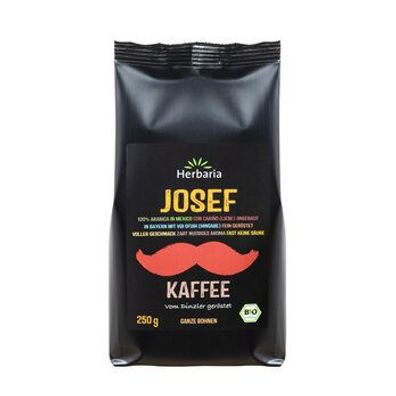 Herbaria 3x Josef Kaffee ganze Bohne bio 250g