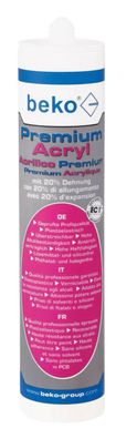 Beko Premium-Acryl mit 20% Dehnung 310 ml weiß