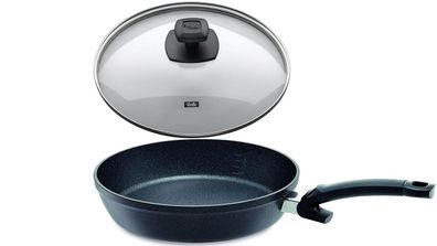 Fissler 1 adamant comfort Pfanne 159-105-28-100/0 + mit Fissler Glasdeckel 28cm