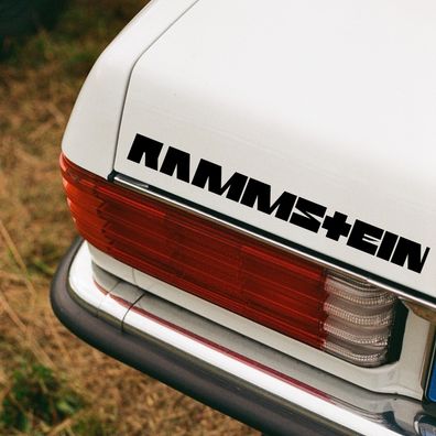 Auto Aufkleber "Rammstein Schriftzug" Rammstein Lindemann Sticker #0211