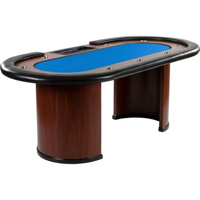 GAMES PLANET® Pokertisch Pokertable Casino Poker Tisch Getränkehalter Chiptray