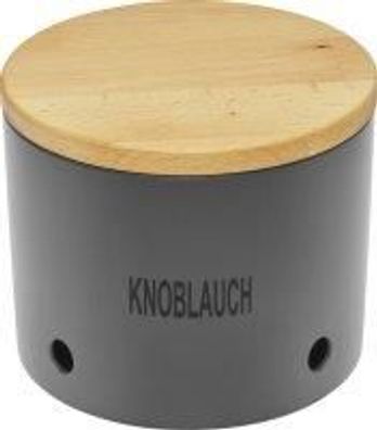 Magu Knoblauchtopf Schiefer Anthrazit Natur-Design 136662