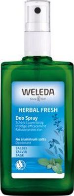 Weleda 3x WELEDA Herbal Fresh Deo Spray Salbei 100ml