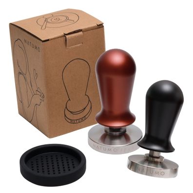 NATUMO Espresso Tamper, druckregulierend (15kg / 35lbs), Siebträger Zubehör, Kaffe