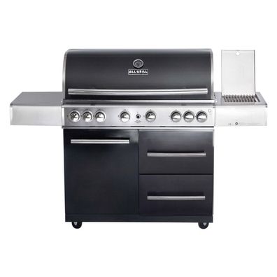 Allgrill Top-Line Modular CHEF XL Black Gasgrill 6 Brenner/Backburner/Schubladen