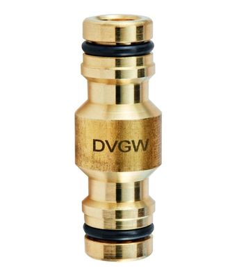 GEKA® plus Trinkwasser Verbindungsstecker Messing DVGW VP550