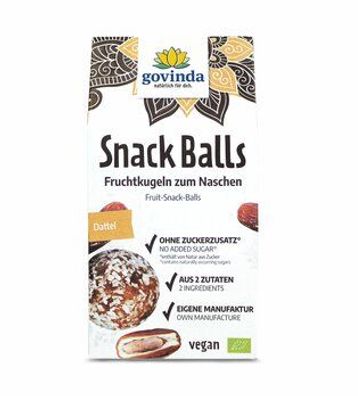 Govinda Snack Balls Dattel 100g