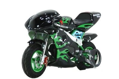 Pocketbike Pocket Bike MiniBike PS77 2T 49ccm Dirt Bike CrossBike DirtBike Pitbike