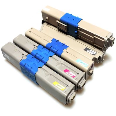 4 Gigao Toner kompatibel Oki C321 alle Farben C301DN C321DN MC332DN MC340 Series