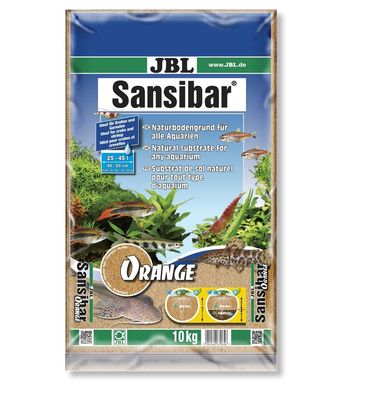 JBL Sansibar Aquarienbodengrund Orange 10 Kg