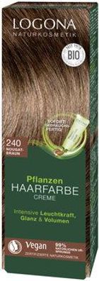 Logona Pflanzen Haarfarbe Creme 240 nougatbraun 150ml