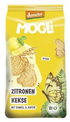 MOGLi Naturkost GmbH Nasch Gebäck - Zitronen Kekse mit Dinkel und Hafer 125g