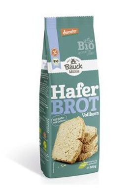 Bauck Mühle Haferbrot Vollkorn glutenfrei Demeter 500g