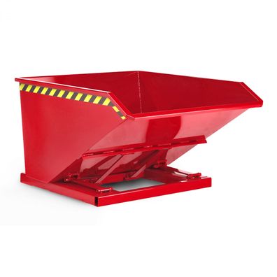 RR Industrietechnik Muldenkipper Typ RTK-50 830x1450x780mm 500dm3 RAL 3000 Feuerrot