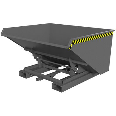 Bauer Kippbehaelter 4A 900, lackiert, Mausgrau