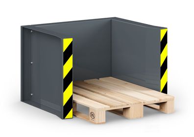 RR Industrietechnik Paletten Stapel Station RPS-05 BxTxH 1020x945x740 mm RAL 7005 Ma