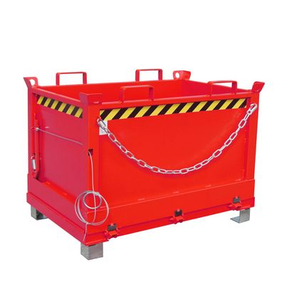 Bauer Klappbodenbehaelter FB 500, lackiert, Feuerrot