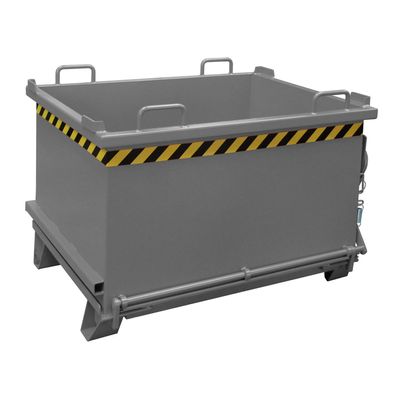 Bauer Klappbodenbehaelter SB 750, lackiert, Mausgrau