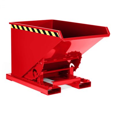 R+R Industrietechnik Abrollkipper Typ RAM-120 1070x1800x825mm 1200dm3 RAL 3000 Feuer