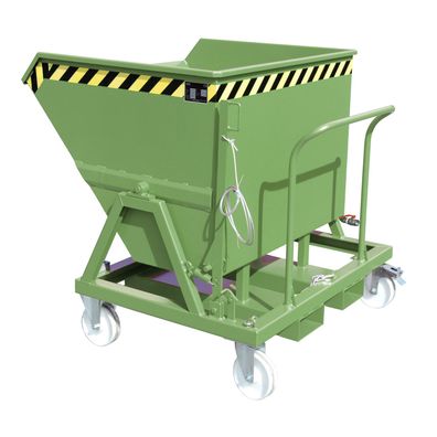 Bauer Spaene-Kippmulde SKS 550, lackiert, Resedagruen