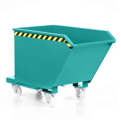 R+R Industrietechnik Universalkipper Typ RUK-30 680x1400x580mm 300dm3 RAL 5018 Tuerk