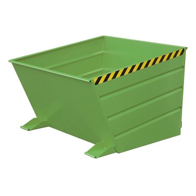 Bauer Kippbehaelter mit Hebelverschlus VD 1000, lackiert, Resedagruen