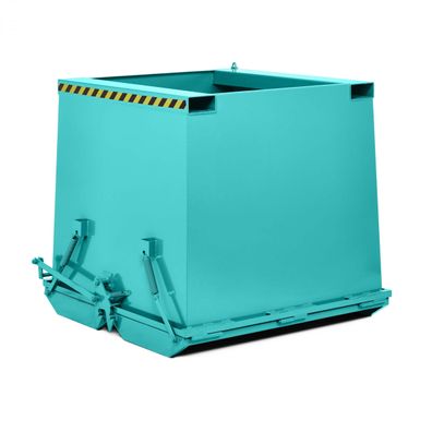 RR Industrietechnik Schwerlast- Klappbodenbehaelter Typ RKC-100 1000dm3 RAL 5018 Tue