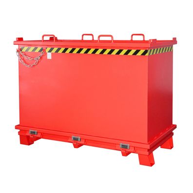 Bauer Klappbodenbehaelter SB 2000, lackiert, Feuerrot