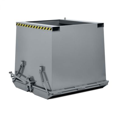 RR Industrietechnik Schwerlast- Klappbodenbehaelter Typ RKC-100 1000dm3 RAL 7005 Mau