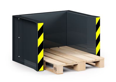 RR Industrietechnik Paletten Stapel Station RPS-05 BxTxH 1020x945x740 mm RAL 7016 An