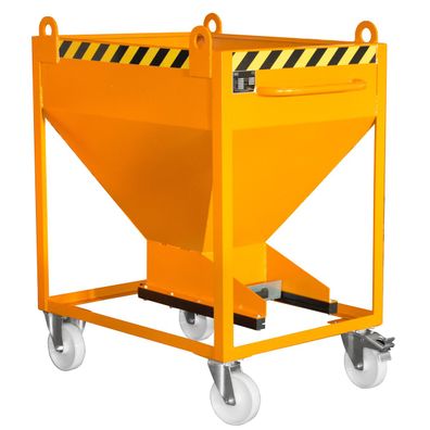 Bauer Silobehaelter SR-D 375, lackiert, Gelborange