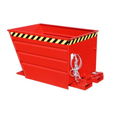 Bauer Kippbehaelter mit Hebelverschlus VG 550, lackiert, Feuerrot