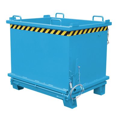 Bauer Klappbodenbehaelter SB 1500, lackiert, Lichtblau